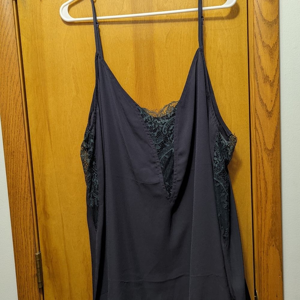 Torrid Black Lace Trim Camisole